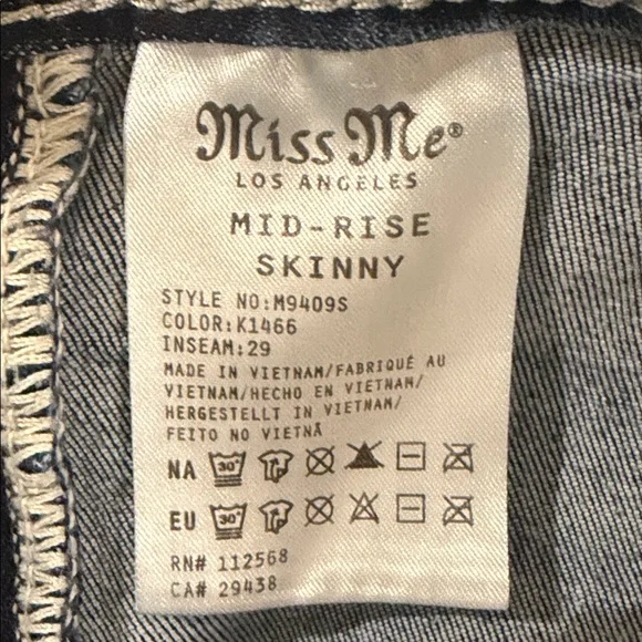 Miss Me skinny jeans 32 - Picture 12 of 12